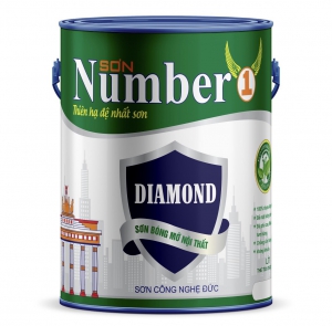 SƠN BÓNG MỜ NỘI THẤT CAO CẤP NUMBER1 - 5 LÍT