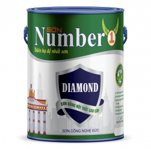 SƠN BÓNG NỘI THẤT CAO CẤP NUMBER1 - 5 LÍT