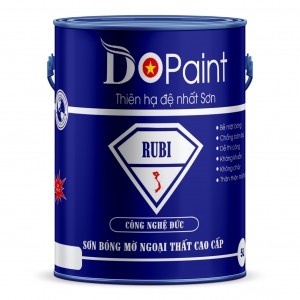 SƠN BÓNG MỜ NGOẠI THẤT CAO CẤP DO PAINT - RUBI 5 LÍT