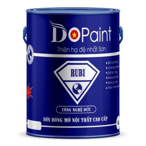 SƠN BÓNG MỜ NỘI THẤT CAO CẤP DO PAINT - RUBI 5 LÍT