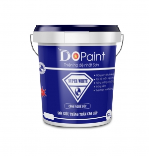 SƠN SIÊU TRẮNG TRẦN CAO CẤP DO PAINT - SUPER WHITE 17 LÍT