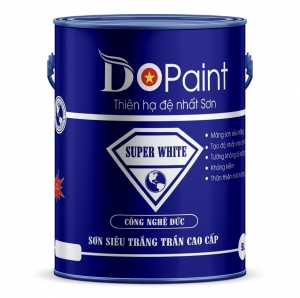 SƠN SIÊU TRẮNG TRẦN CAO CẤP DO PAINT - SUPER WHITE 5 LÍT